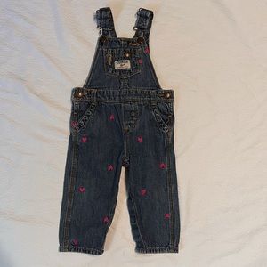 Original Oshkosh girls overalls 12M